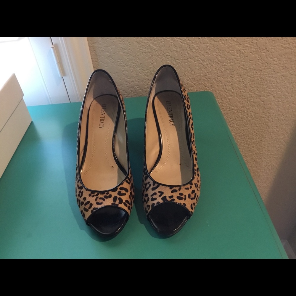 Leopard print heels